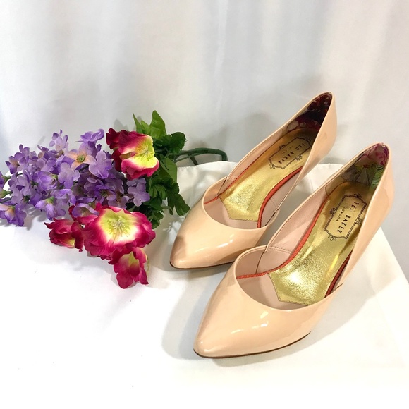 ted baker cream heels